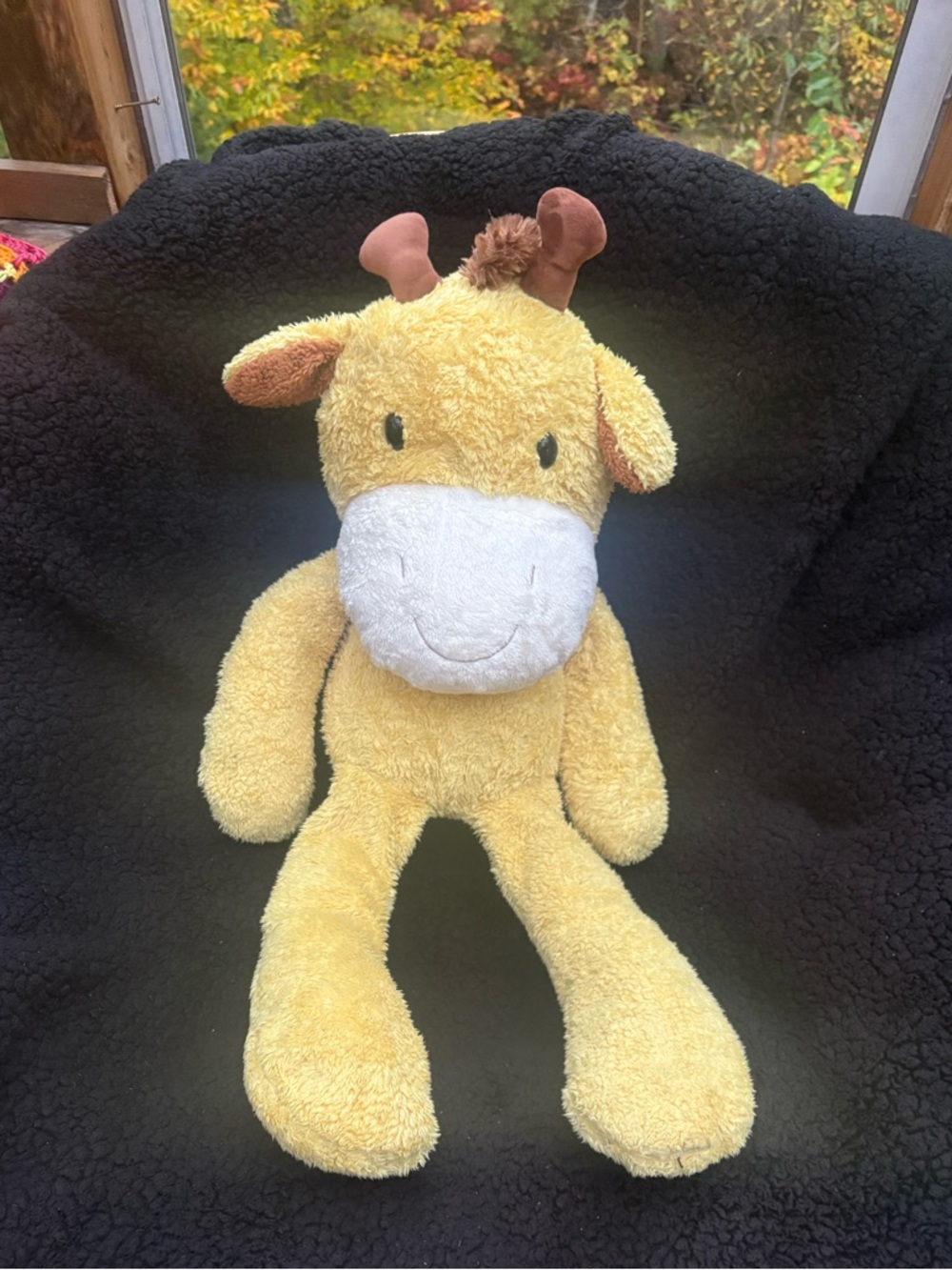Large Baby GUND 33” Yellow Giraffe Plush Stuffed Animal Long Leg Safari Toy